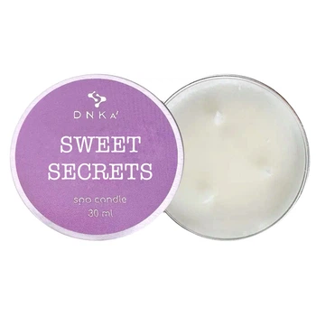 Масажна свічка для рук Spa candle Sweet Secrets з ароматом троянди DNKa 30 мл