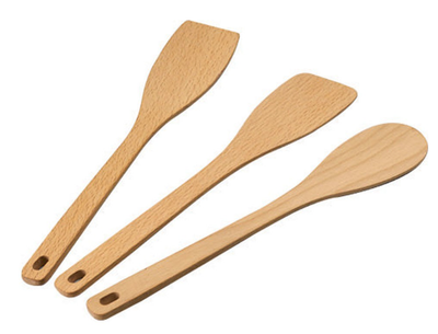 Zestaw łyżek kuchennych Alessi drewniane 3 szt (8003299924899)