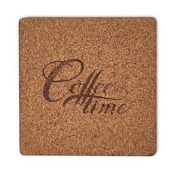 Подставка сервировочная Mazhura Coffe Time MZ-731427 9.5х9.5 см бежевая