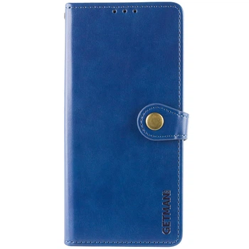 Шкіряний чохол-книжка GETMAN Gallant (PU) для ZTE Nubia V60 Синій