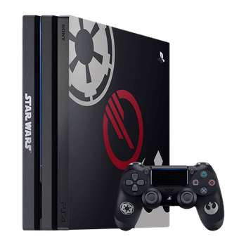 Набір Консоль Sony PlayStation 4 Pro CUH-70-71xx Star Wars Battlefront II Limited Edition 1TB Black Б/У + Геймпад Бездротовий DualShock 4 Star Wars Battlefront II Version 2