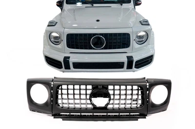 Решетка и Накладки на Фары G63 для Mercedes G сlass W463 2018-2024 гг