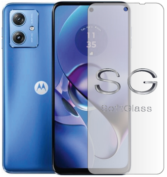 Бронепленка для Motorola G54 на экран износоустойчивая полиуретановая SoftGlass