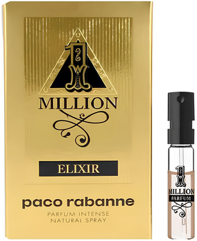 Пробник Парфуми для чоловіків Paco Rabanne Million Gold Elixir Parfum Intense 1.5 мл (MN24626)