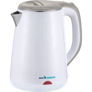 Електрочайник SeaBreeze SB-010 пластик 1.8л 1500Вт White