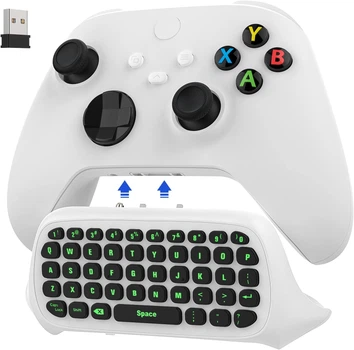 Беспроводная клавиатура для геймпада Xbox Series X/S/One/One S White