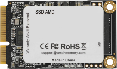 SSD диск AMD Radeon R3 128GB mSATA SATA III 3D NAND TLC (R3MS0128G5)