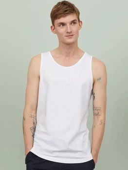 Майка чоловіча H&M 649098001c21 M Біла (KC1000000047731)
