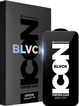 Захисне скло ArmorStandart Supreme Black Icon для Samsung Galaxy S25/S24 Black (ARM84627)