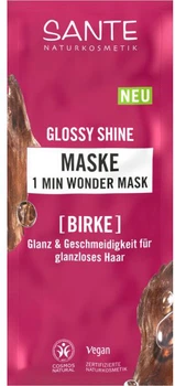Био-Маска Sante Glossy Shine для Блеска волос с Протеиновым комплексом и Березовыми листьями 20 мл (4025089005858)