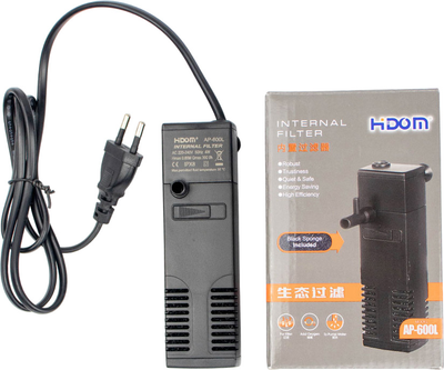 Фильтр погружной Hidom AP-600L 4 Вт 60 л (6945175410404)
