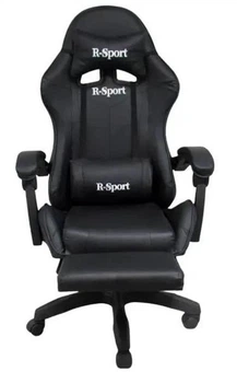 Игровое кресло для геймера R-SPORT + массажер