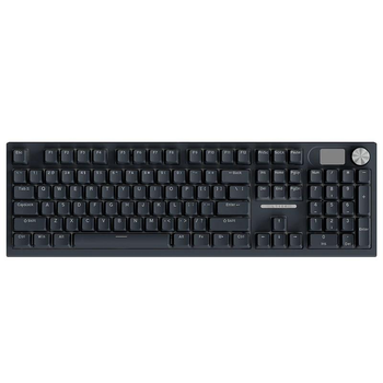 Механическая проводная клавиатура LANGTU LT-104 с переключателями hotswap, Type-C, Bluetooth, 2,4 ГГц, RGB подсветка клавиш и стороны, 104 клавиш (раскладка ENG-UA, QWERTY) Цвет - Черный