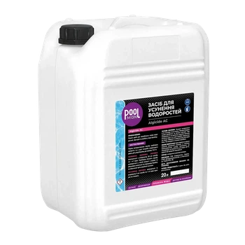 Альгицид Algicide AC 20л Poolman — концентрированное жидкое средство для удаления водорослей