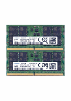 Оперативная память для ноутбука Samsung DDR5 64GB (2x32GB) 4800MHz SO-DIMM 2Rx8 PC5-4800B (M425R4GA3BB0-CQKOL)