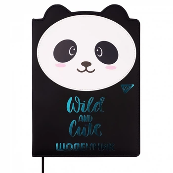 Щоденник шкільний YES PU твердий Hi, panda!