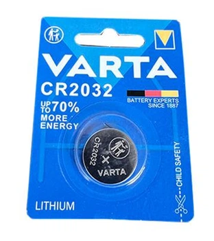 1шт Батарейка CR2032 VARTA литиевая 3V (Батарея BIOS) батарея для компьютера
