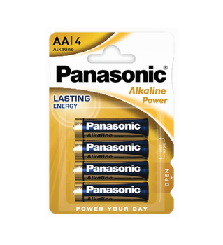 Батарейка LR06 Alkaline Power (Bronze) PANASONIC 4 шт. планшет 3011