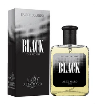 Одеколон Black 60% 100 мл. ALEX MARO