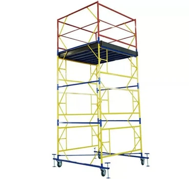 Вишка-тура VIRASTAR ПРОФІ 3+1 (5.1 м, 2x2 м) з домкратами (25681)