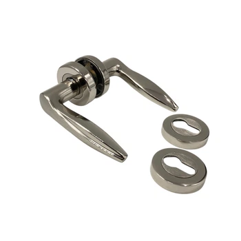 Межкомнатный врезной замок с ручками Sofuoglu Zulal Nikel/Satin 85 мм под цилиндр