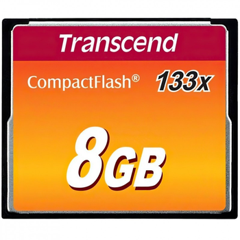Карта памяти Transcend 8Gb Compact Flash 133x (TS8GCF133) (249684)