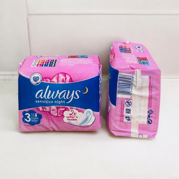 Прокладки гігієнічні з крильцями Always Sensitive night 9шт PGW0001