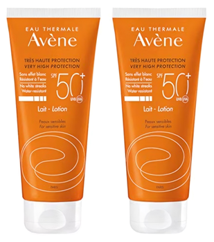 Zestaw Mleczko przeciwsłoneczne Avene Spf 50+ 2 x 250 ml (3282779423021)