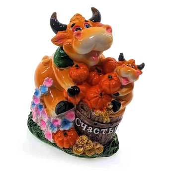 Копилка Коровы 10х8х7 см (33823D)