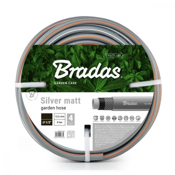 Шланг для полива 4-х слойный Bradas SILVER MATT 1/2", 30 м, WSM1/230