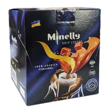 Кофе в дрипах Minelly Caramel 10 шт Минелли 100% Арабика