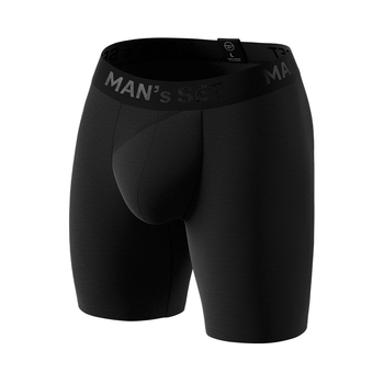 Труси боксери чоловічі бавовняні, Anatomic Long 2.0, Black Series, чорний L BST140-01