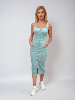 Сарафан мідаксі на кнопках з джинс бенгаліну Wear me XS Синій (16_25_60_11018)
