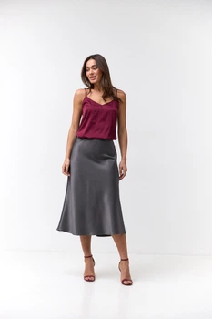 Майка на тонких бретелях з шовку Армані Wear me L Бордовий (12_25_39_11144)