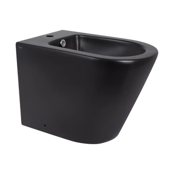 Биде напольное Qtap Scorpio 530x360x395 Matt black QT14441003CMB