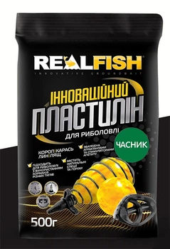 Рыболовный пластилин Real Fish Чеснок 500г