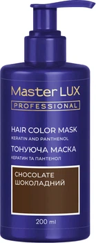 Маска тонирующая для волос Master LUX professional Кератин и пантенол 7 Шоколадный 200 мл (4823001607544)