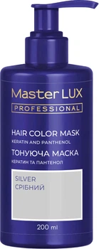 Маска тонирующая для волос Master LUX professional Кератин и пантенол 8 Серебряный 200 мл (4823001607537)