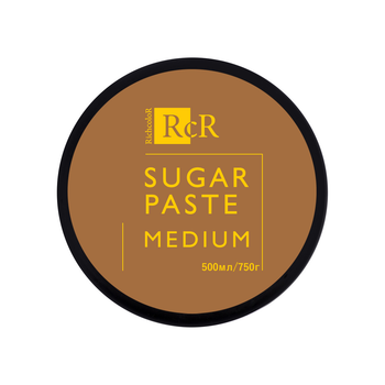 Професійна цукрова паста для депіляції RichcoloR Sugar Paste Medium 500 мл/750 г