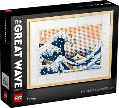 Конструктор LEGO Art Хокусай Велика хвиля 1810 деталей (31208) (955555909276261) - Уцінка