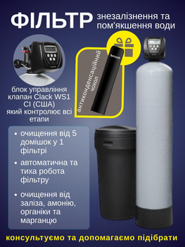 Фильтр обезжелезивания и умягчения воды Ecosoft FK1252CIMIXA