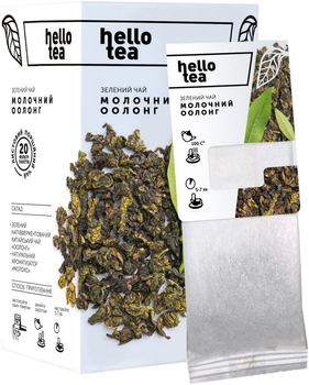 Чай зеленый Hello Tea Молочный Оолонг 20 пакетиков (4820208950022)