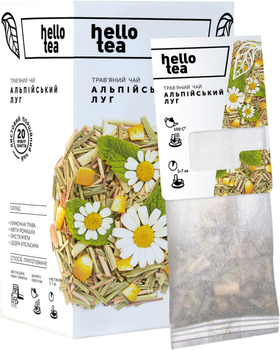 Чай травяной Hello Tea Альпийский луг 20 пакетиков (4820208950060)