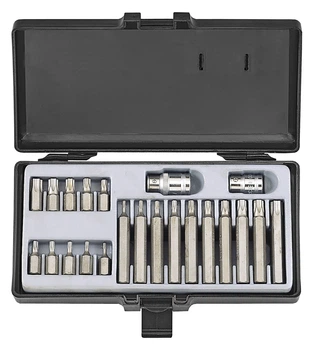 Набір насадок TORX 22 од. з отвором FORCE 4222 F