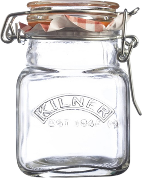 Банка Kilner Square Spice Jars скляна з затискачем 70 мл (5010853174549)