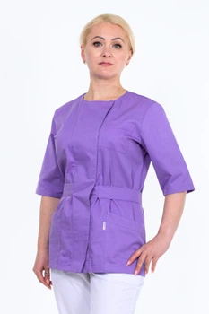 Куртка медицинская женская кнопки 56р. № 3803 Коттон