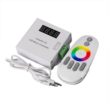 Контролер SMART RGB PROLUM Музичний (6 кнопок; RF; WS2811; WS2812)