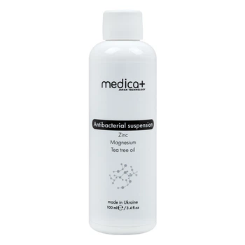 Суспензия medica+ antibacterial suspension 100 мл для дарсонвализации, антисептическая