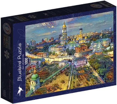 Пазли Bluebird Puzzle - Педро Ґавідіа. Київ, українське місто / Artlicensing / 1000 елементів (F-90289)
