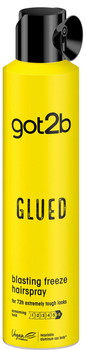 Лак для волос Got2b by Schwarzkopf Glued Фиксация 300 мл (5012583105091/9000101290875)